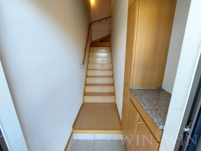 フレシール天伯 Cの玄関