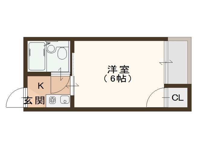 【間取り】 | ラビッツコート玉出