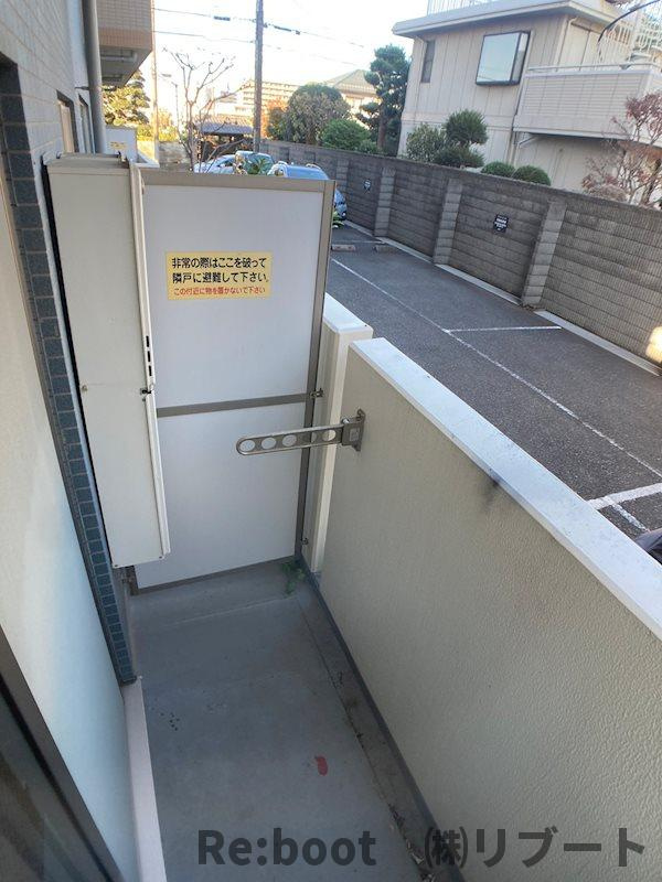 ラ・コート・ドール津田沼のバルコニー