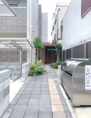 TKアンバーコート浜寺Ⅱのエントランス
