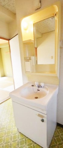 あきる野市牛沼の賃貸マンションの洗面所