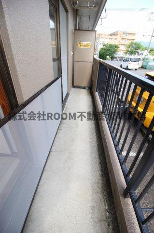 とまとマンションのバルコニー|広々としたバルコニーです