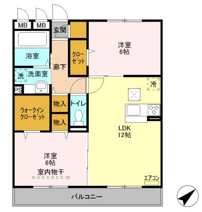 【間取り】 | ルーブル （D-ROOM）
