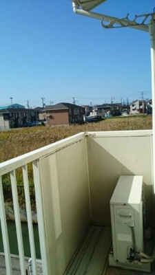 【バルコニー】 | ラックＷＡＴＡＮＡＢＥⅡ | 落ち着いた時間を過ごせるバルコニーです