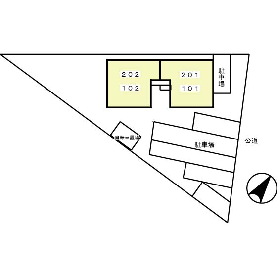 ルミエール植出　　刈谷市近郊の賃貸はクラスホームの駐車場