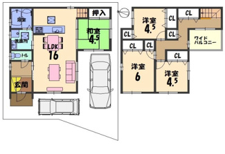 【間取り】 | 古箕輪1丁目　中古戸建