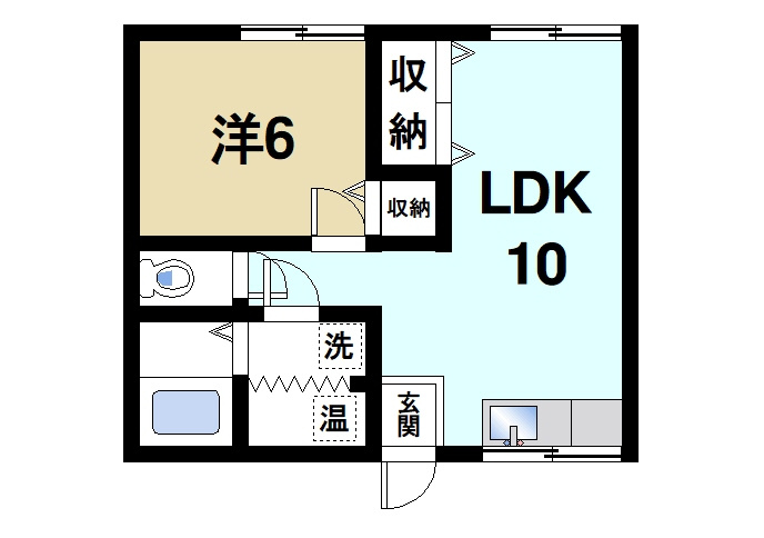 マンション　ヒライの間取り