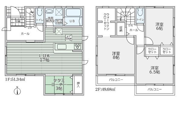 南木の本７丁目　新築戸建　1号地