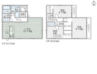 【間取り】 | 南木の本７丁目　新築戸建　4号地