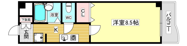 【間取り】 | シャンブル甲東園