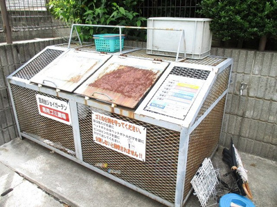 【その他共用部分】 | 宮崎台ジョイガーデン | 敷地内ごみ置き場でごみ出しもらくらく～♪忙しい社会人さんや主婦さんにもうってつけ！