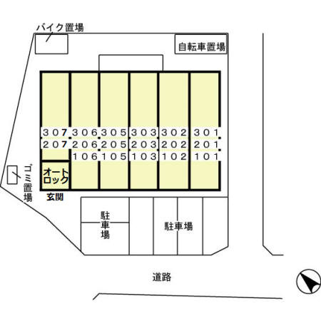 グランメールの区画図
