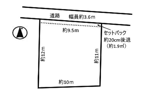 土地 足近町小荒井３丁目の土地図