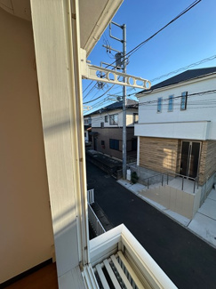 【展望】 | お部屋の外に洗濯物を干すことができます♪南西向きなのでお昼からでも乾きそう♪