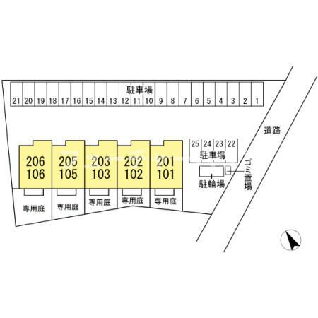 ベルカーサの区画図