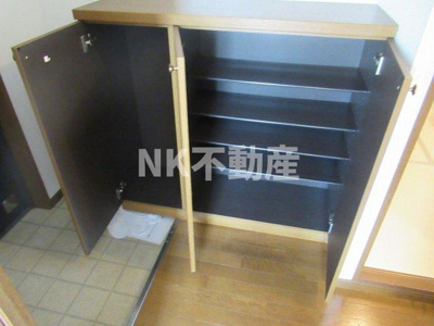 【玄関】 | アンソレイエ（吉田賃貸） | シューズボックスです