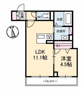 【間取り】 | ブルームステージ津田
