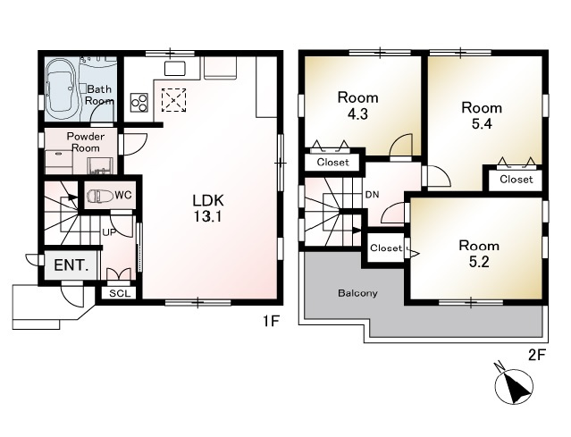 【間取り】の画像