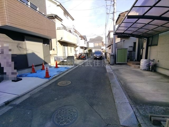 【前面道路含む現地写真】 | 川越市砂 | 閑静な住宅地です