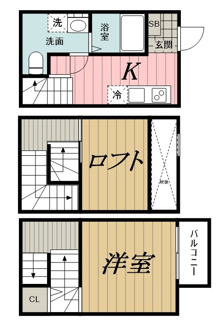 ラ・ルーチェの間取り