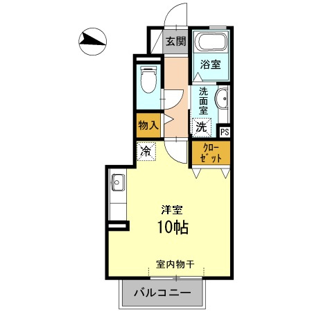 ヴィラ小山　Aの間取り
