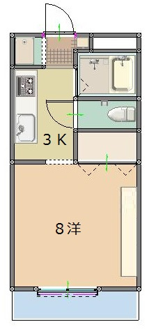 エトワール弥生町の間取り