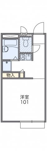 レオパレス八原の間取り|画像2