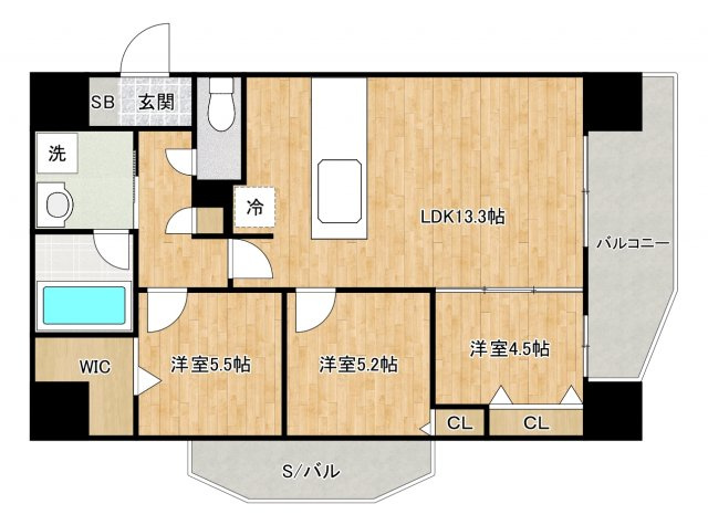 【間取り】 | AXIA Will帯山