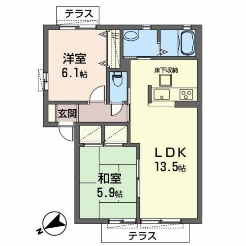 ＳＯＬ．ＬＥＶＡＮＴＥⅥの間取り