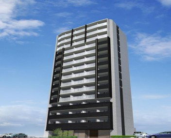 【外観パース】 | エスリードレジデンス大阪福島フロント