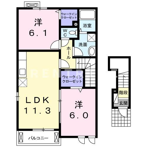 ソレイユ Ｃの間取り