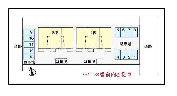 セレノＦ　Ⅱの駐車場|駐車場