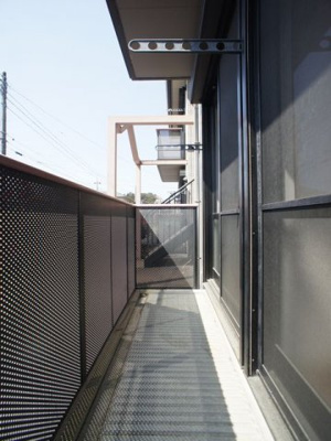 【バルコニー】 | ラフォーレ・秋桜C | 日当たり良好！お洗濯物がたくさん干せます♪