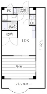 【間取り】 | ハイツヒルトンパートⅢ