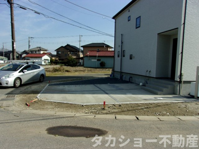 【駐車場】 | LINAGE　市原市青柳22-1期　全2棟 | 駐車場です