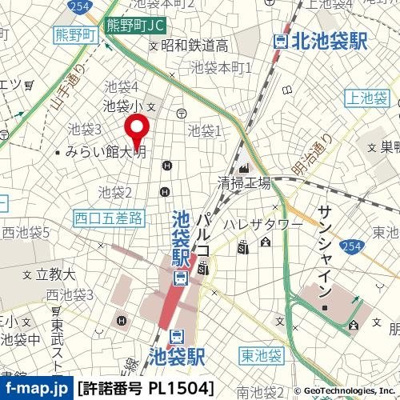【地図】 | パシフィック池袋（香栄）