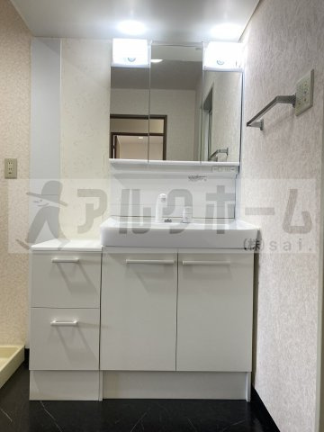 グリーンベールヒル柏原の独立洗面台