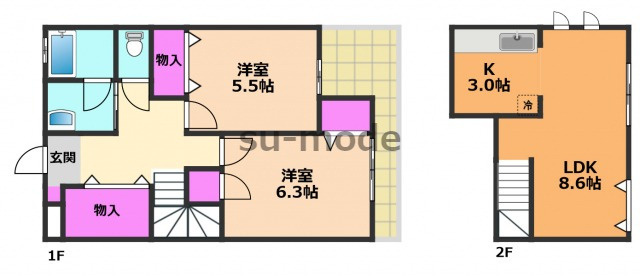 【間取り】 | フジパレス辻子