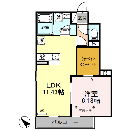 フィオーレの間取り