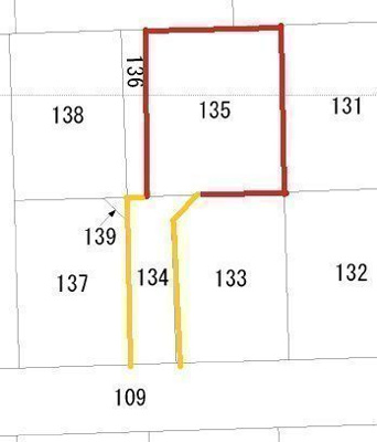 【区画図】 | 鳥取市気高町北浜2丁目土地