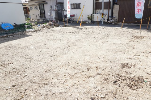 売土地　四條畷市楠公1丁目（建築条件無し更地）の外観