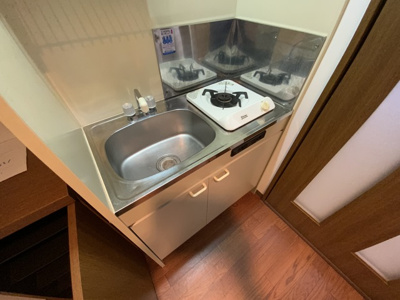 【キッチン】 | グローリーⅠ | 1口ガスコンロ付きキッチンです