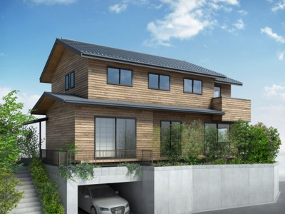 【外観】 | 城廻戸建住宅 | 施工完了後のイメージパースです。（実際と異なる場合があります。）