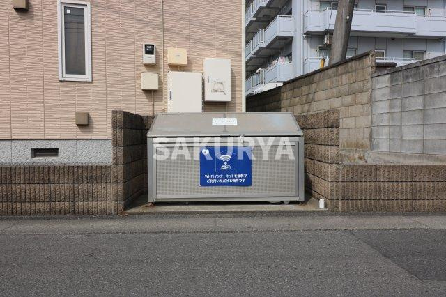 バジルガーデンのその他共用部分|敷地内ゴミステーション