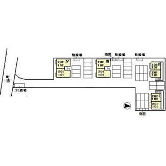 【区画図】 | ラ・グラシューズⅠ