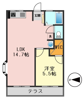 シティハイムベータの間取り