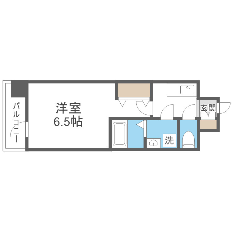 エスリードレジデンス大阪難波の間取り