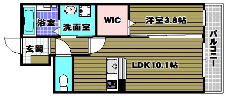 YF宮山台ガーデンの間取り|反転タイプ有