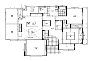 【間取り】 | 山武市成東　平家モデルハウス | 図面と現況に相違がある場合、現況を優先致します。