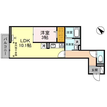 シャルール川越の間取り